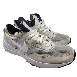 Nike Waffle One Mens Size 7 White Low Top Lace Up Running Shoes DA7995-100